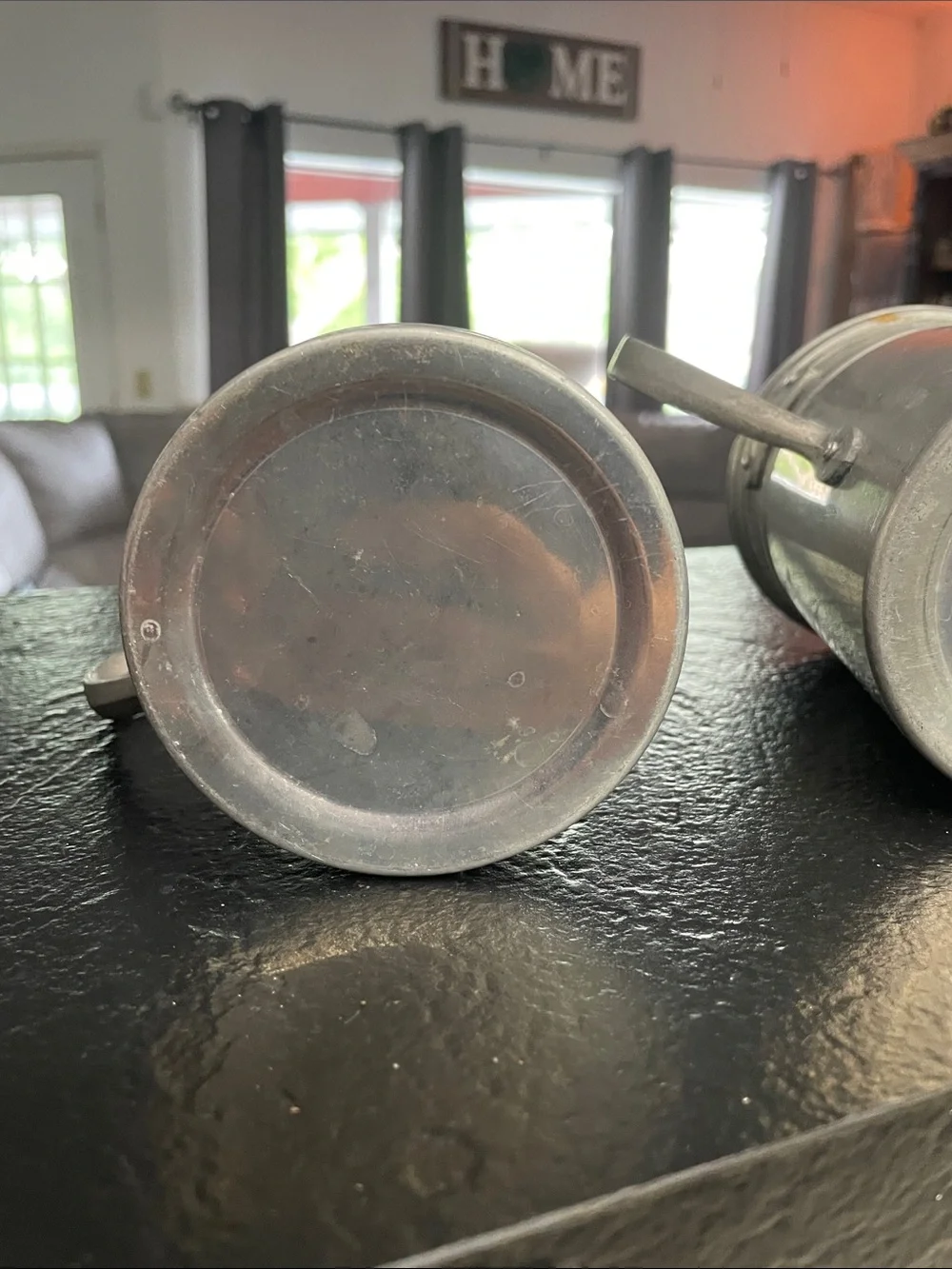 Vintage-Style Metal Coffee Set - Silver/Aluminum GV Made in Italy 2 pc set